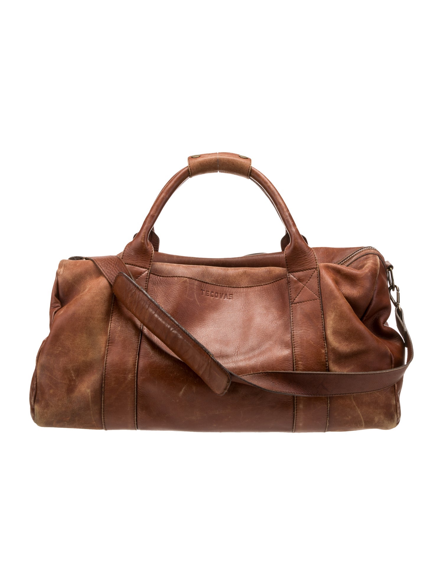 Tecovas Leather Weekender Bag