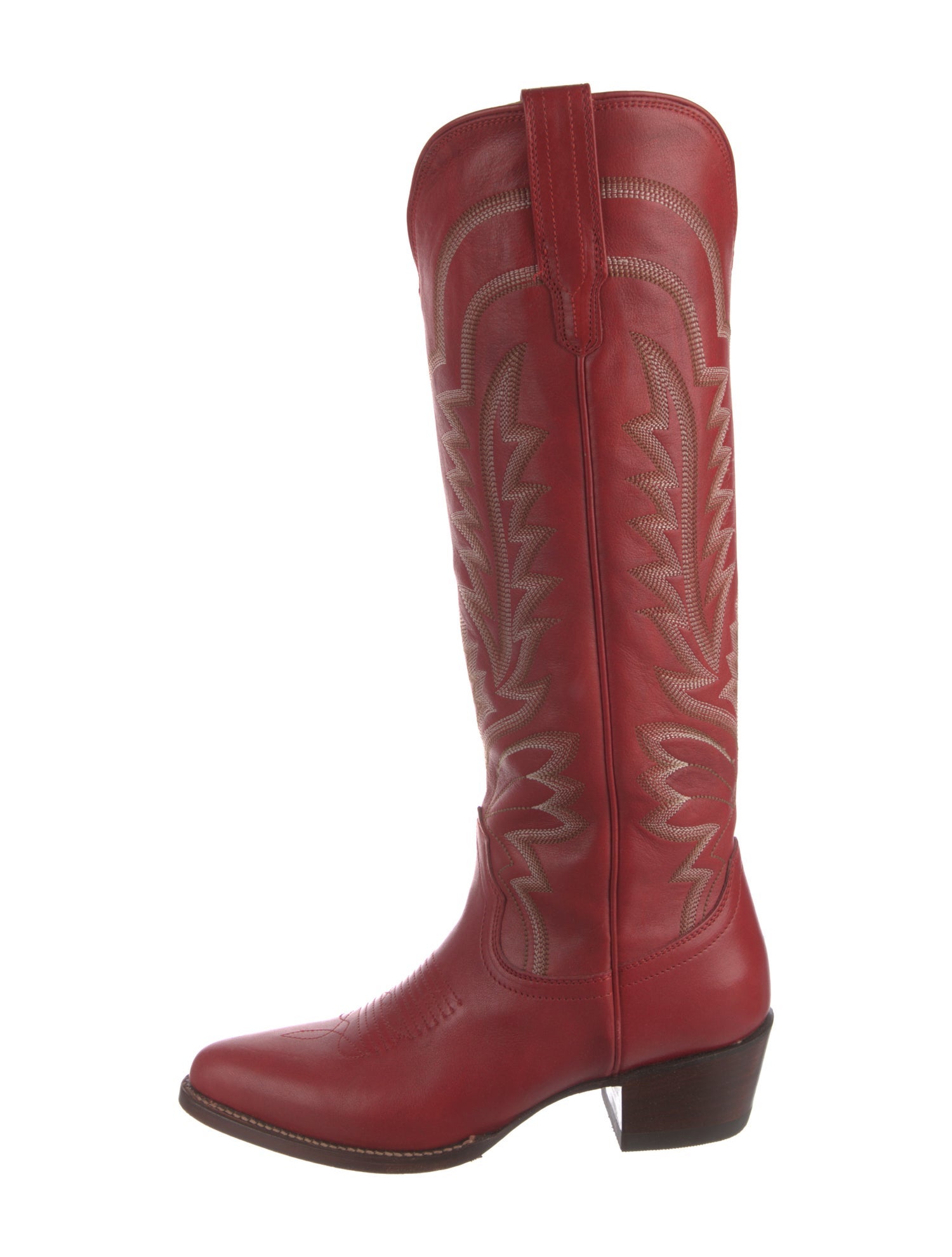 Tecovas Leather Patterned Riding Boots
