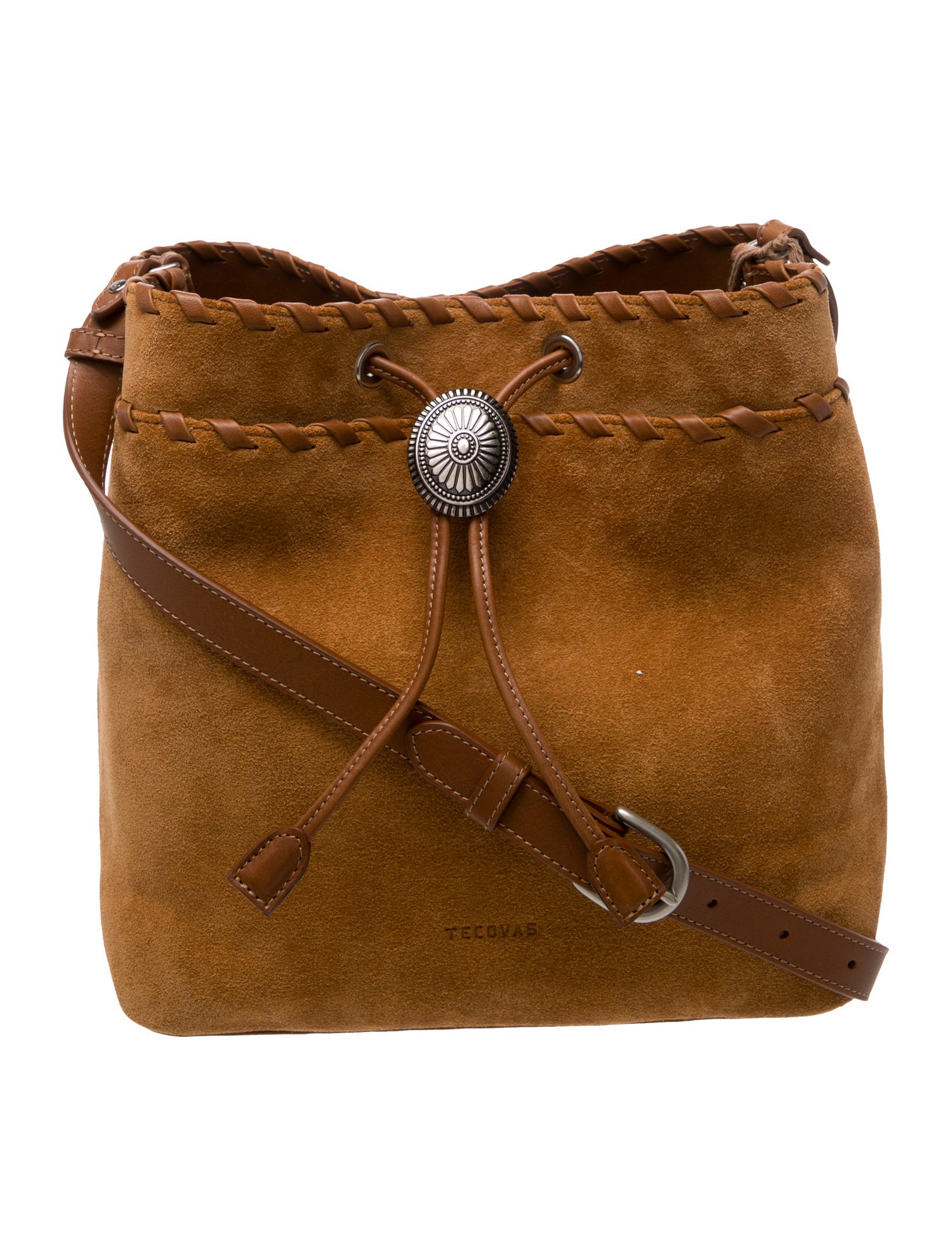 Tecovas Suede Bucket Bag w/ Tags