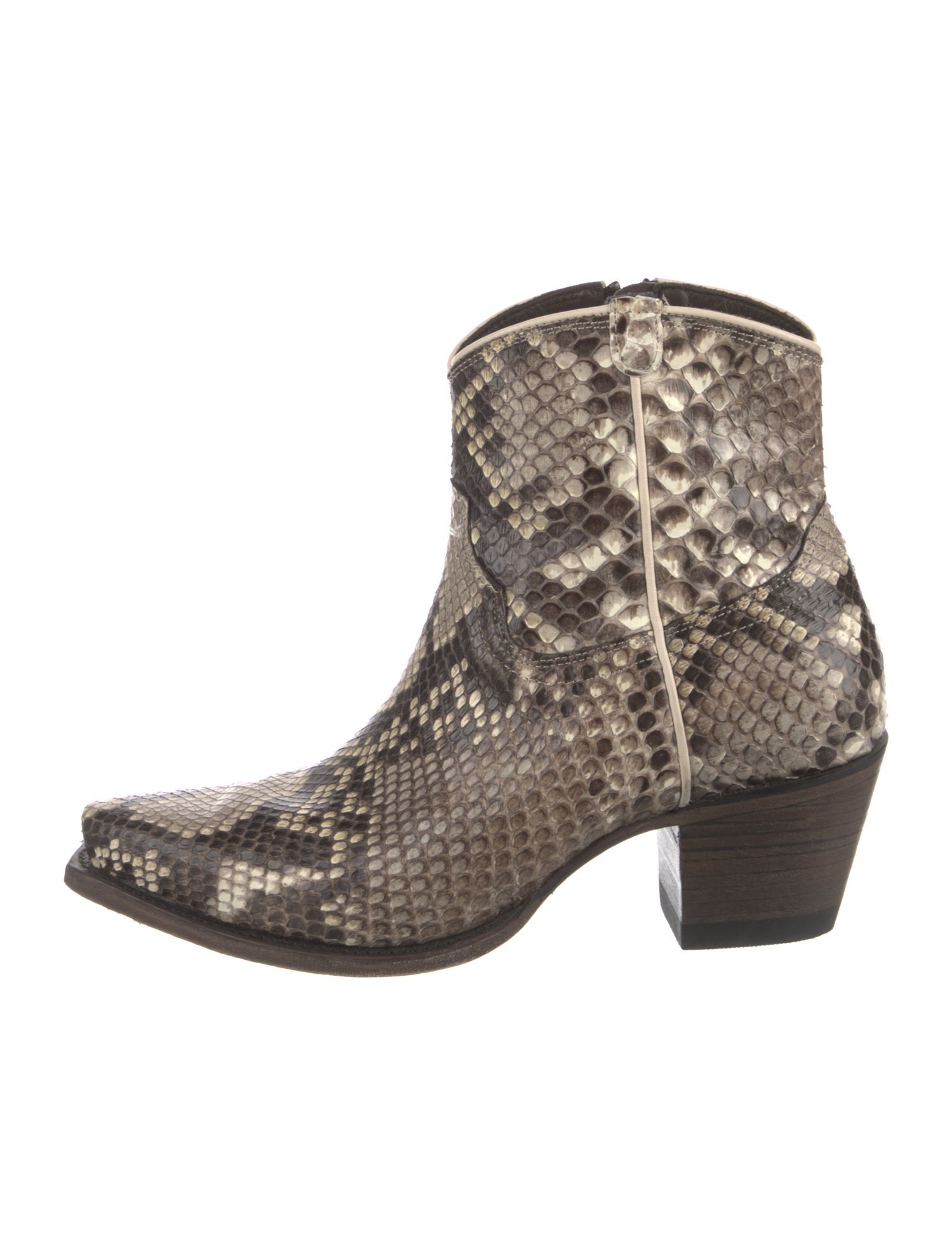 Tecovas Snakeskin Animal Print Western Boots