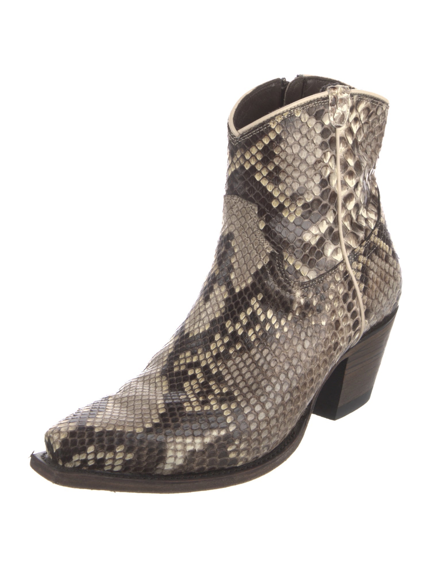 Tecovas Snakeskin Animal Print Western Boots