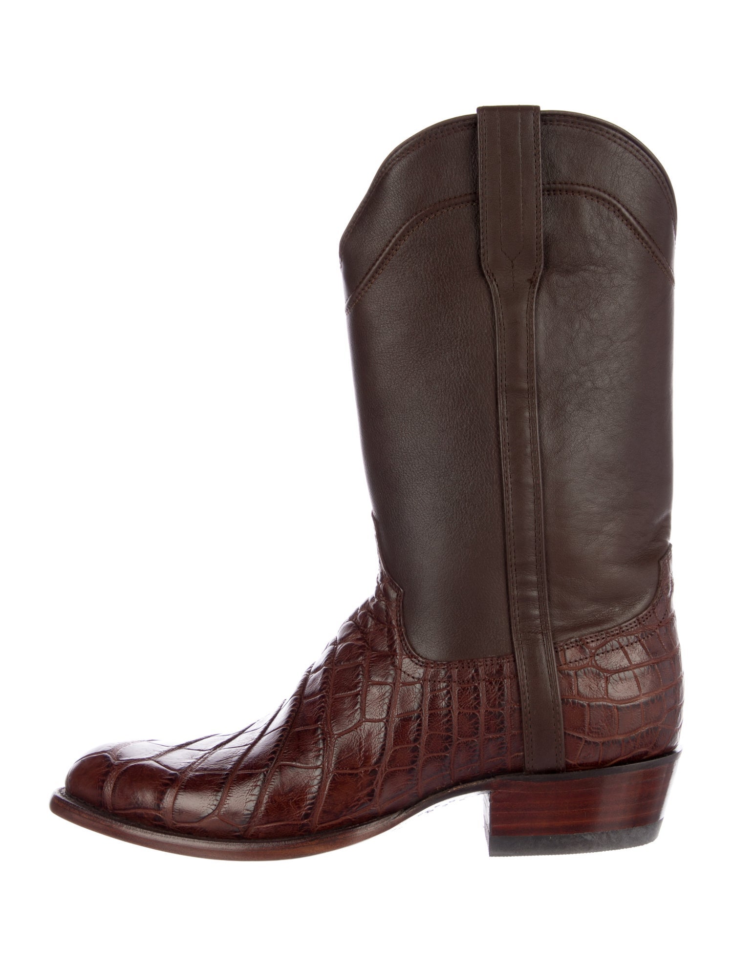 Tecovas Leather Printed Western Boots