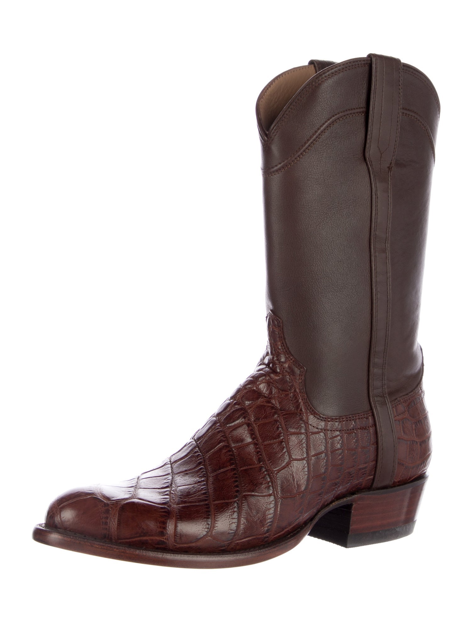 Tecovas Leather Printed Western Boots