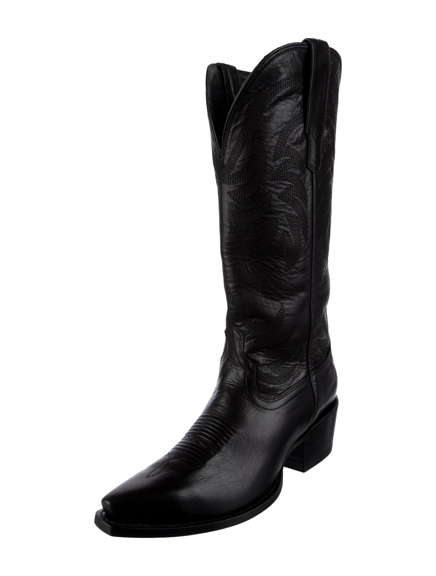 Tecovas Leather Patterned Western Boots