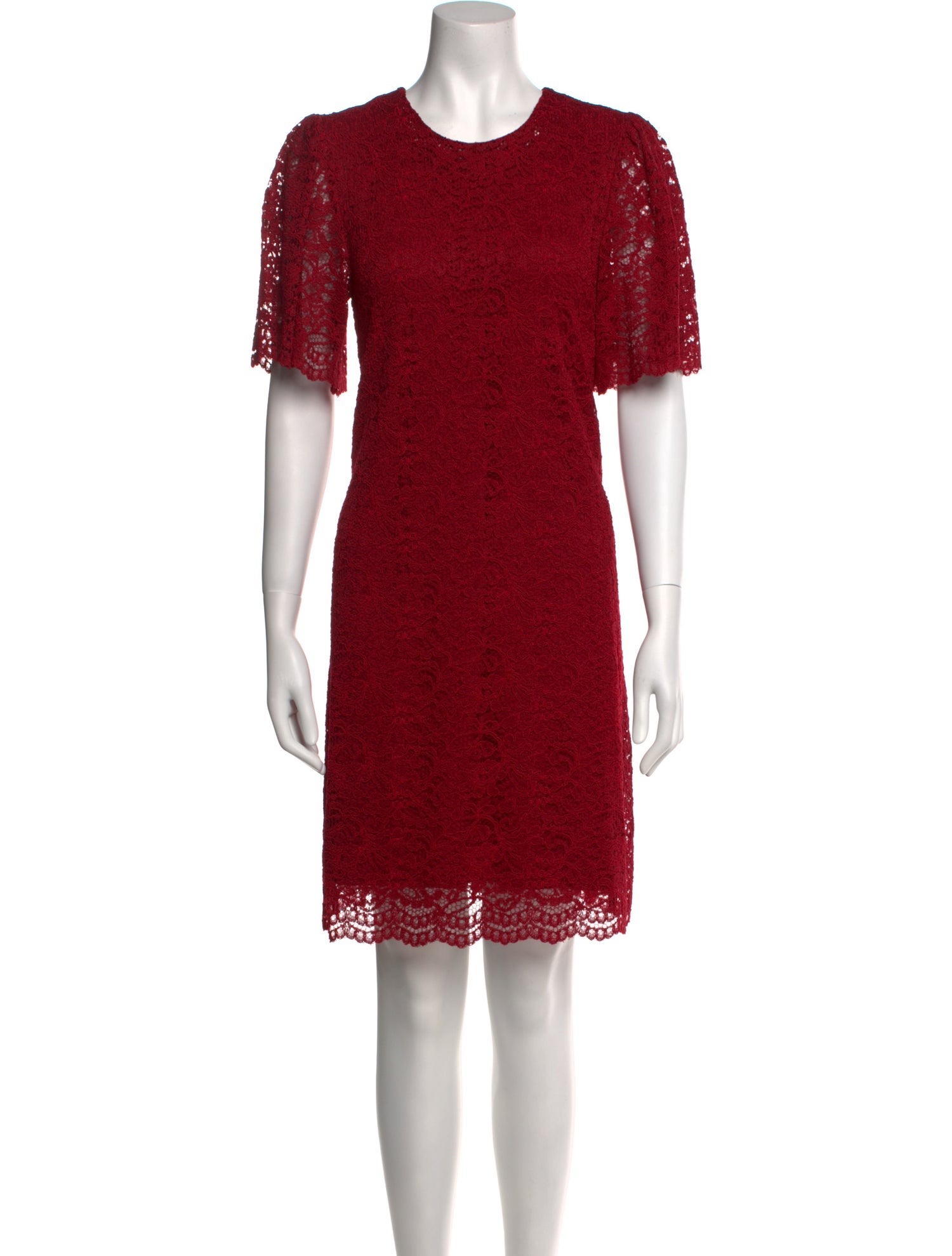 Truly Zac Posen Crew Neck Knee-Length Dress