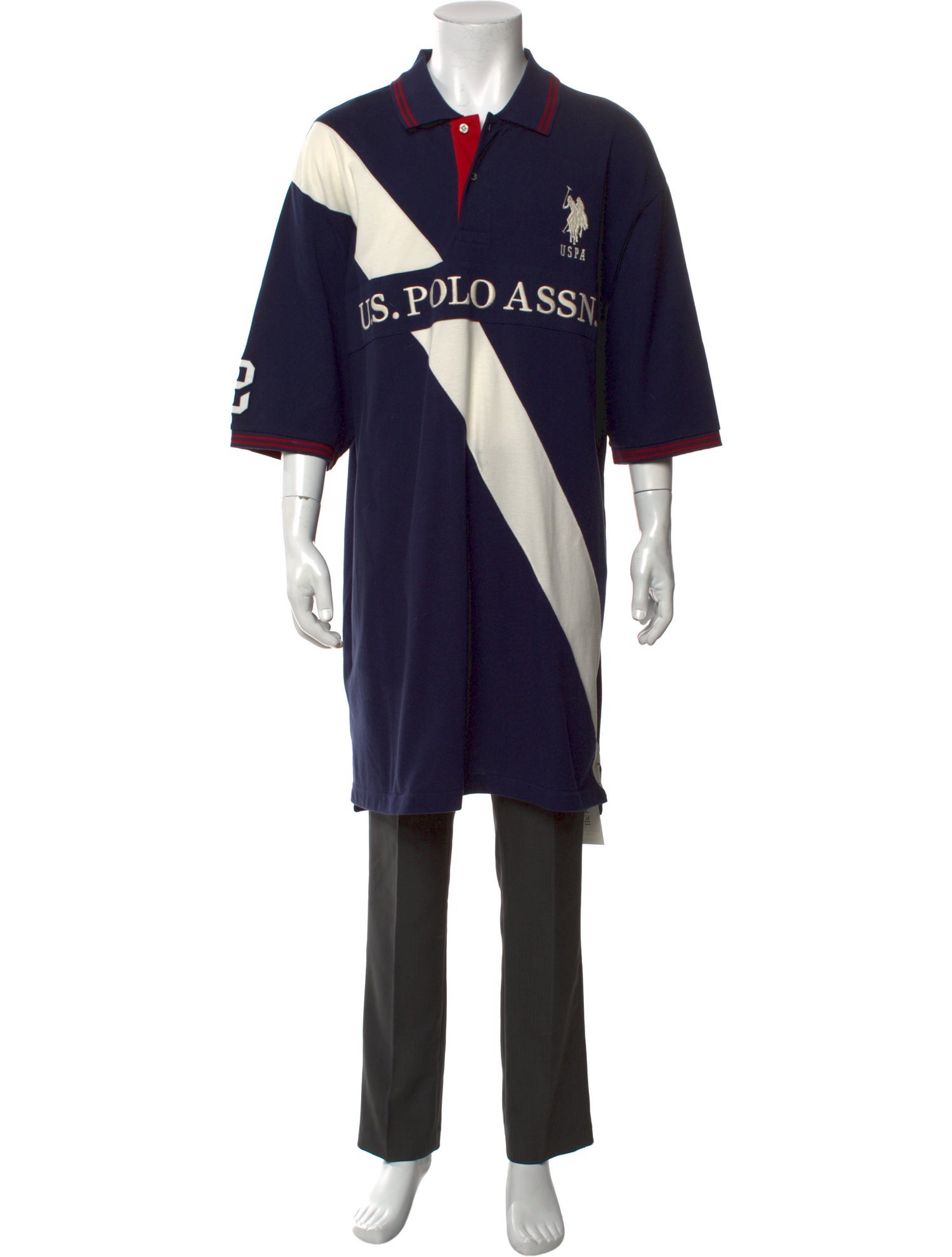 U.S. POLO ASSN. Graphic Print Collar Polo Shirt