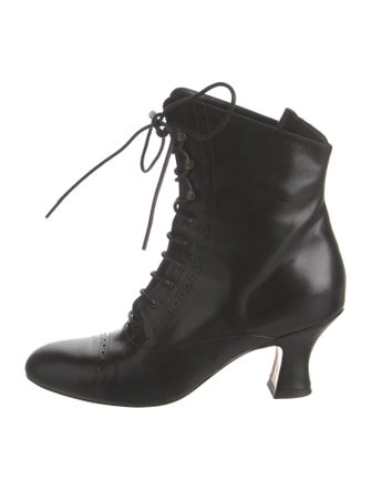 Varda Leather Combat Boots