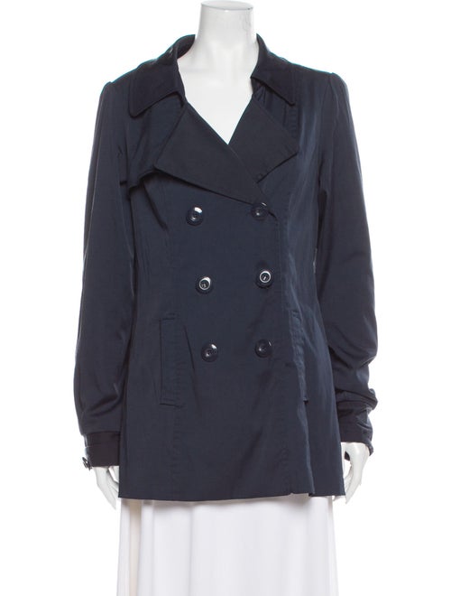 Vertigo Trench Coat Blue
