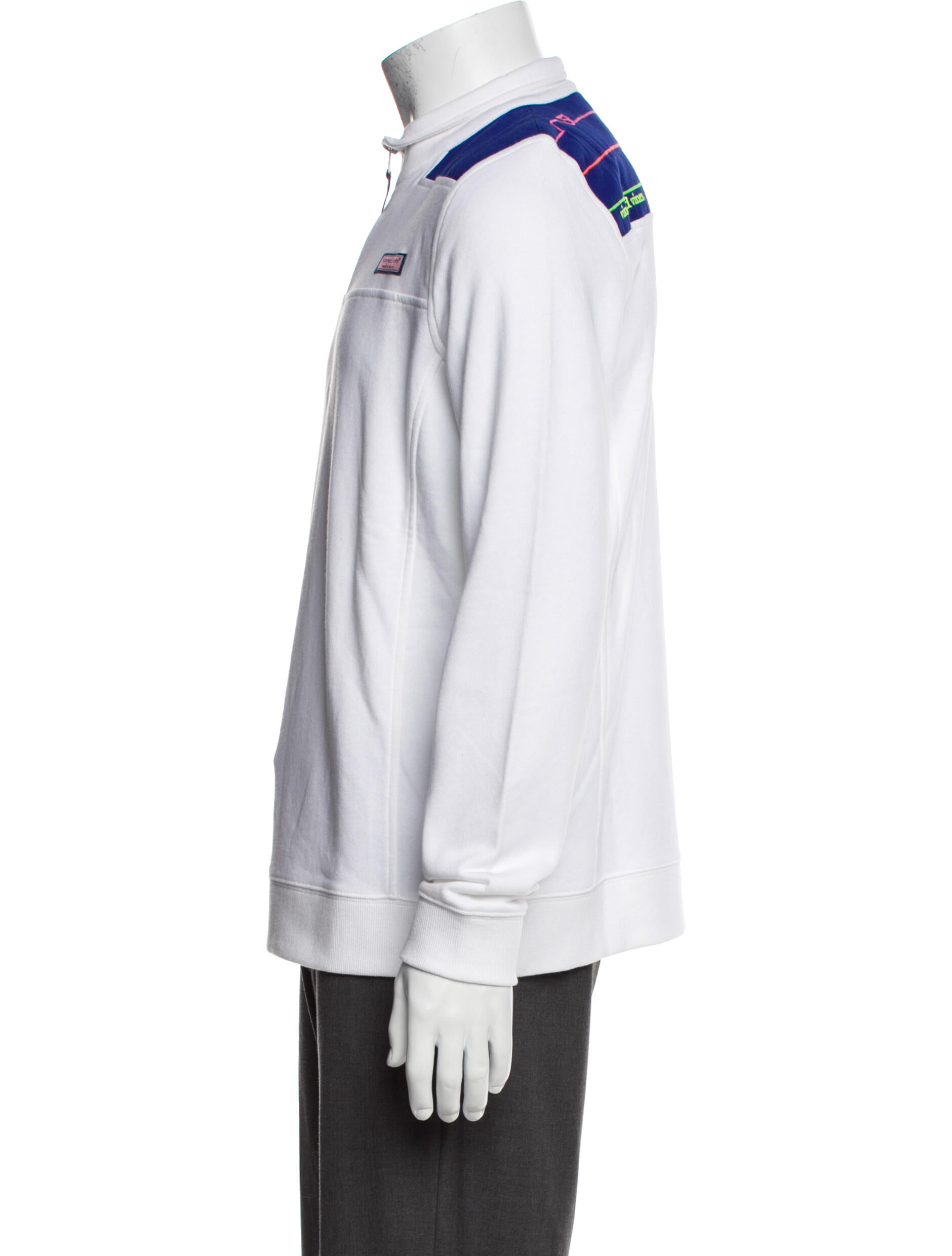 Vineyard vines Colorblock Pattern Turtleneck Sweatshirt