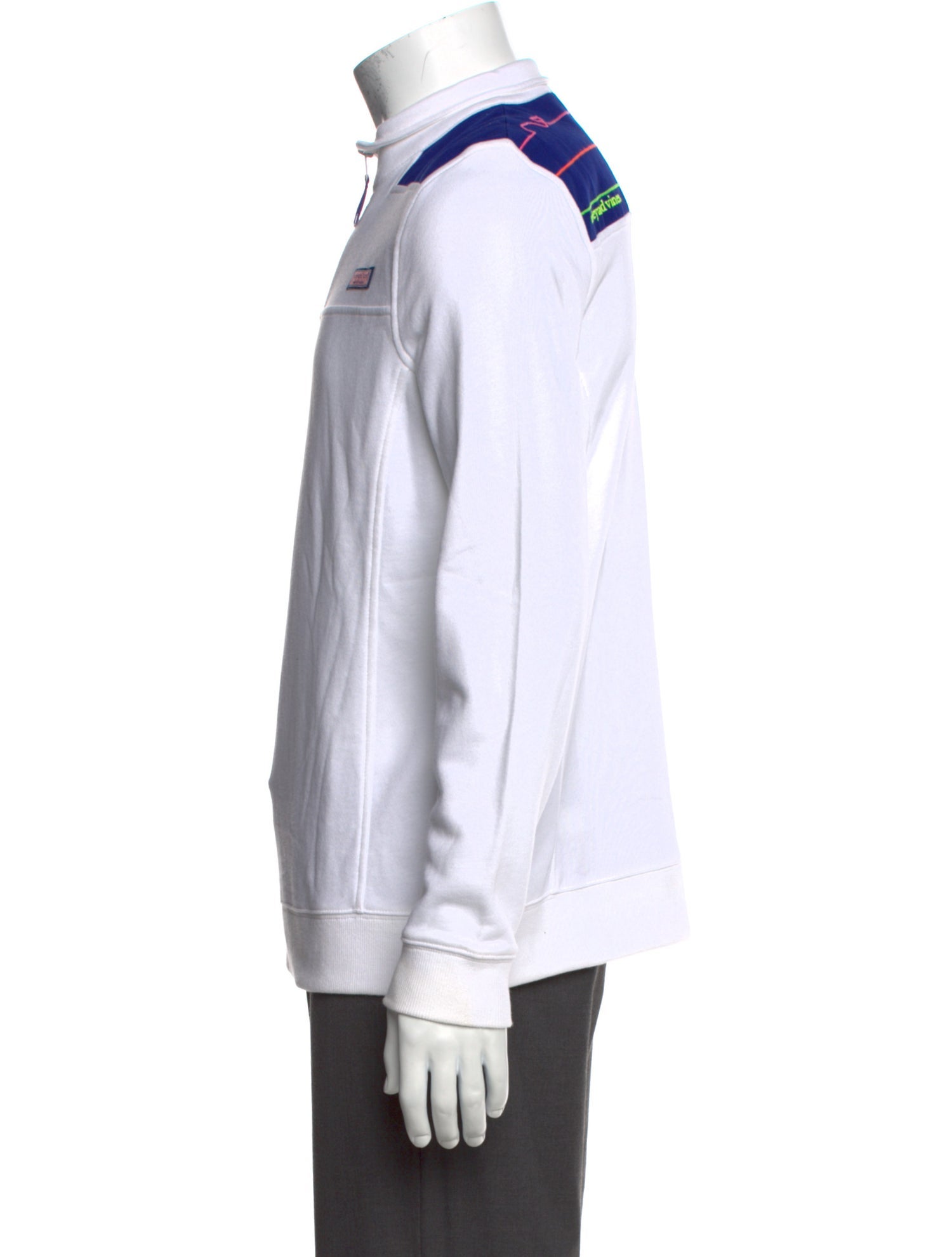 Vineyard vines Colorblock Pattern Mock Neck Sweatshirt