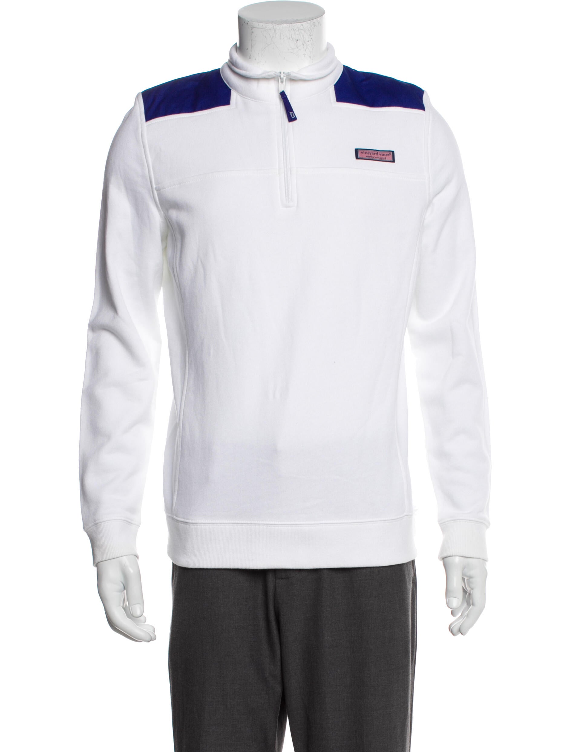 Vineyard vines Colorblock Pattern Turtleneck Sweatshirt