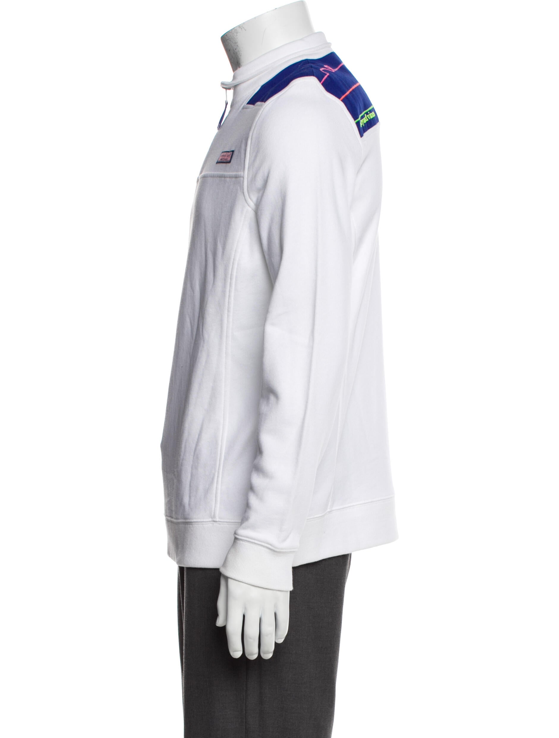 Vineyard vines Colorblock Pattern Turtleneck Sweatshirt