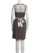 White by Vera Wang Crew Neck Mini Dress