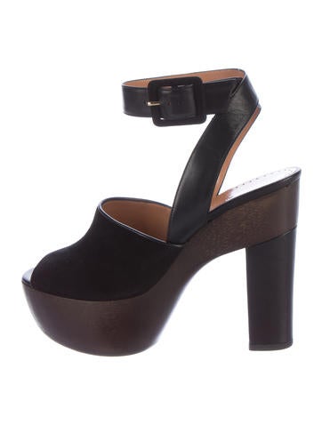 Alexa Wagner Suede Platform Sandals