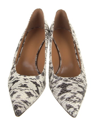 Alexa Wagner Snakeskin Animal Print Pumps