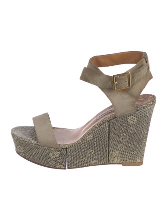 Alexa Wagner Suede Animal Print Espadrilles