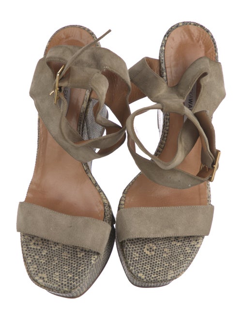 Alexa Wagner Suede Animal Print Espadrilles
