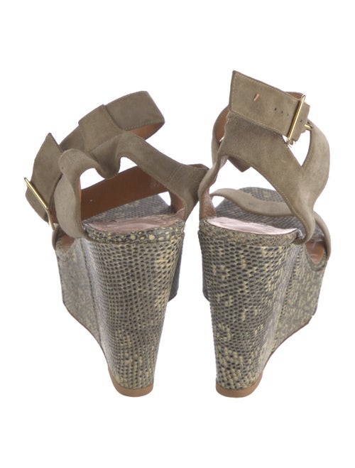 Alexa Wagner Suede Animal Print Espadrilles