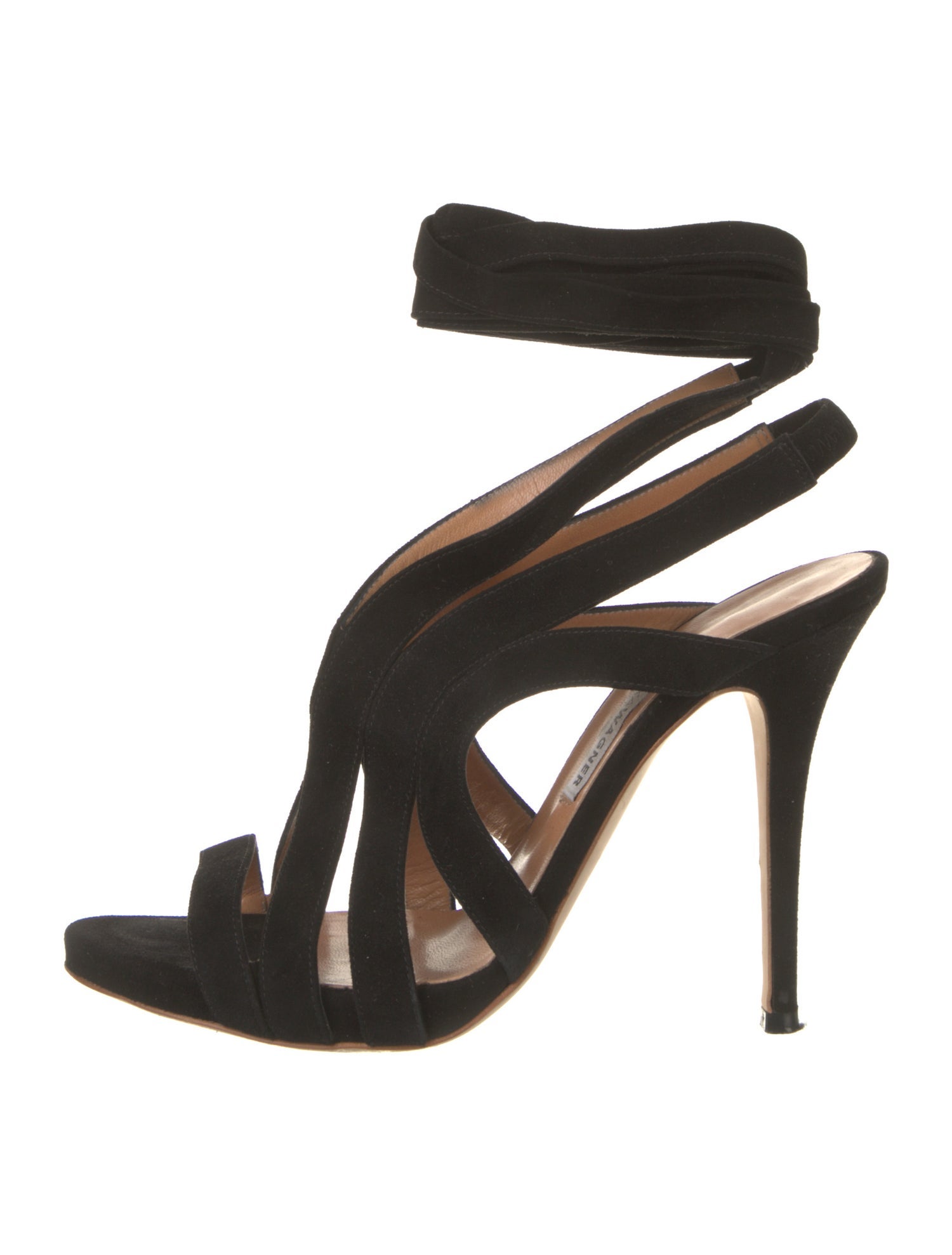 Alexa Wagner Suede Cutout Accent Sandals