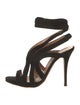 Alexa Wagner Suede Cutout Accent Sandals