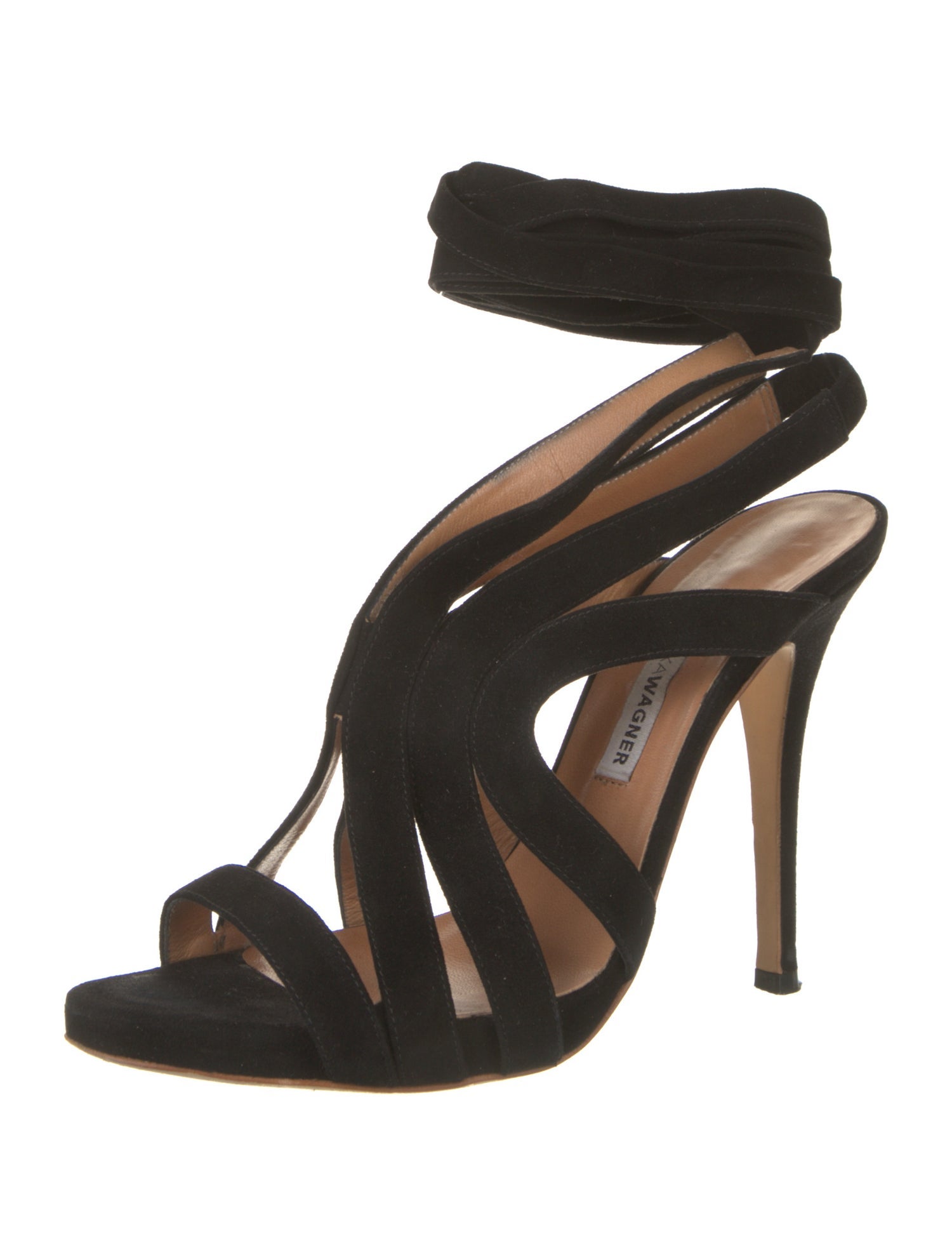 Alexa Wagner Suede Cutout Accent Sandals