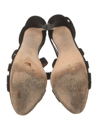 Alexa Wagner Suede Cutout Accent Sandals