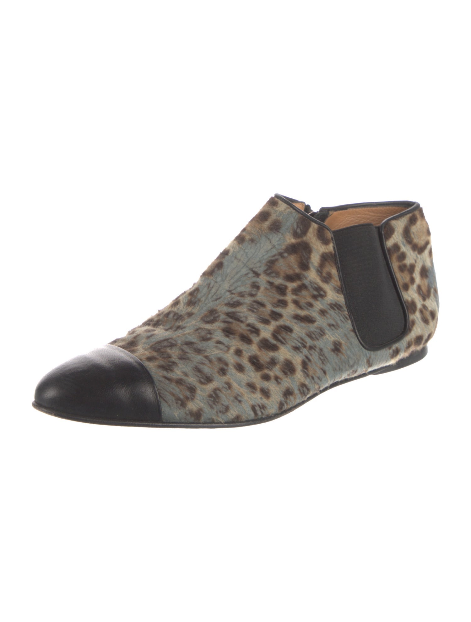 Alexa Wagner Ponyhair Animal Print Loafers