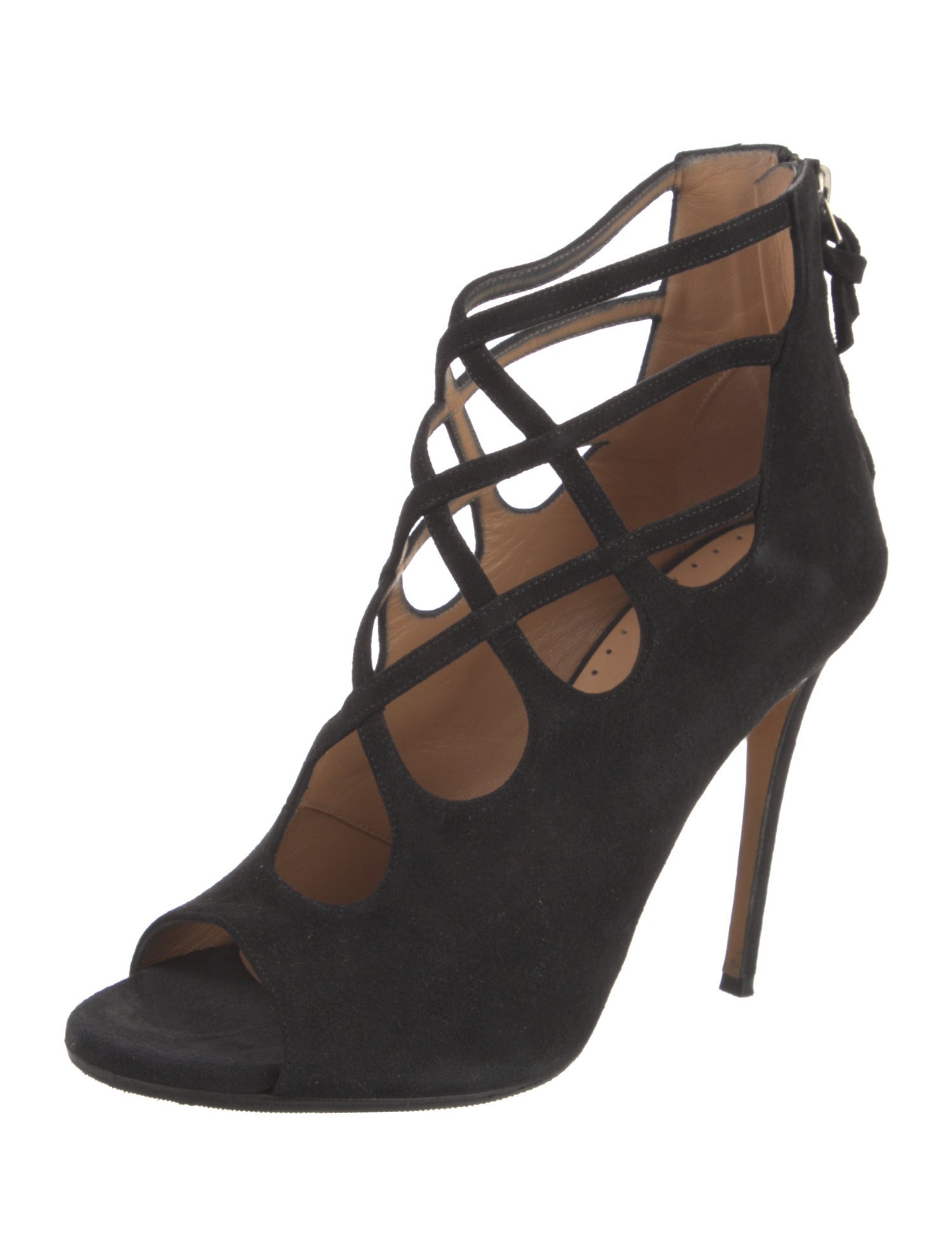 Alexa Wagner Suede Cutout Accent Pumps