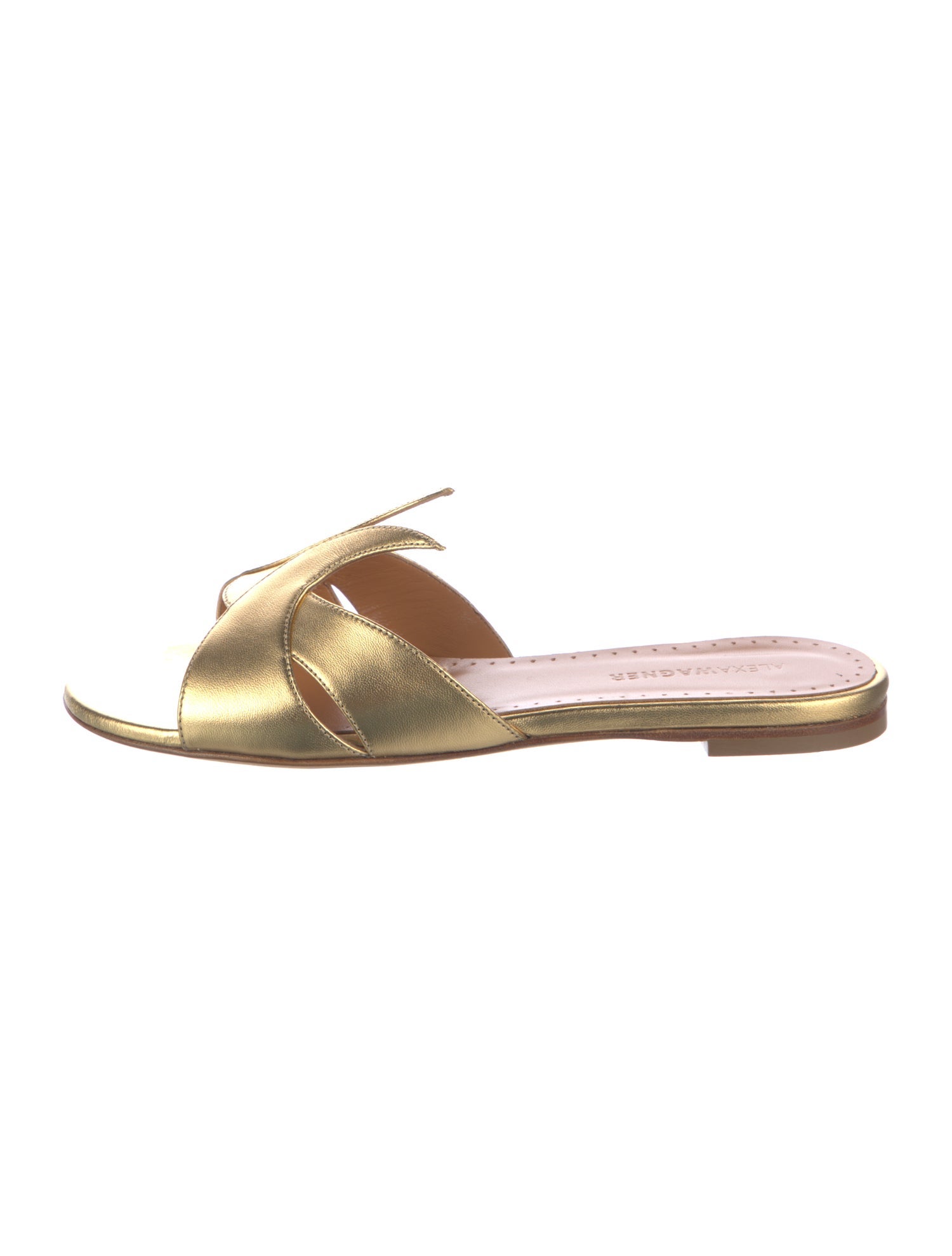 Alexa Wagner Leather Slides