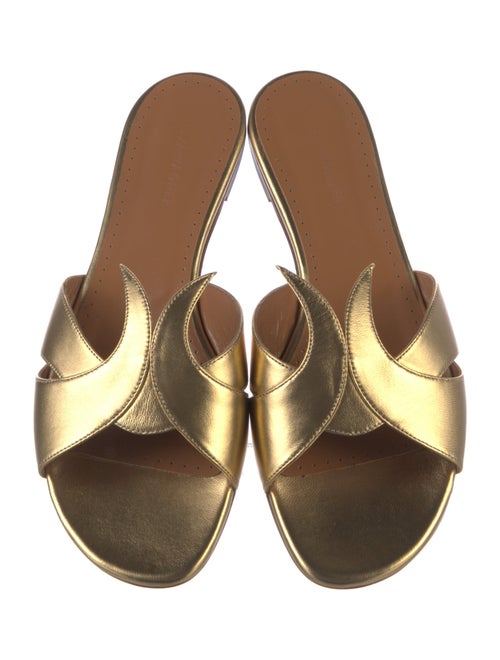 Alexa Wagner Leather Slides