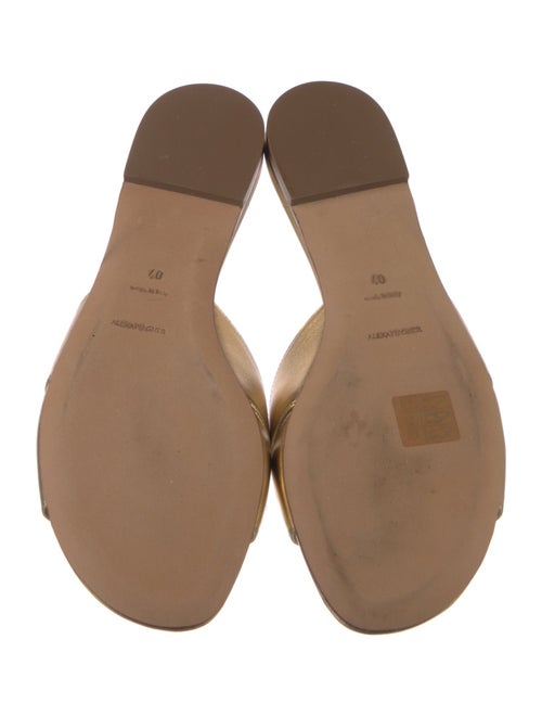 Alexa Wagner Leather Slides