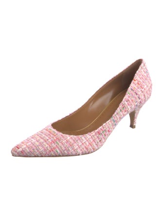 Alexa Wagner Tweed Tweed Pattern Pumps