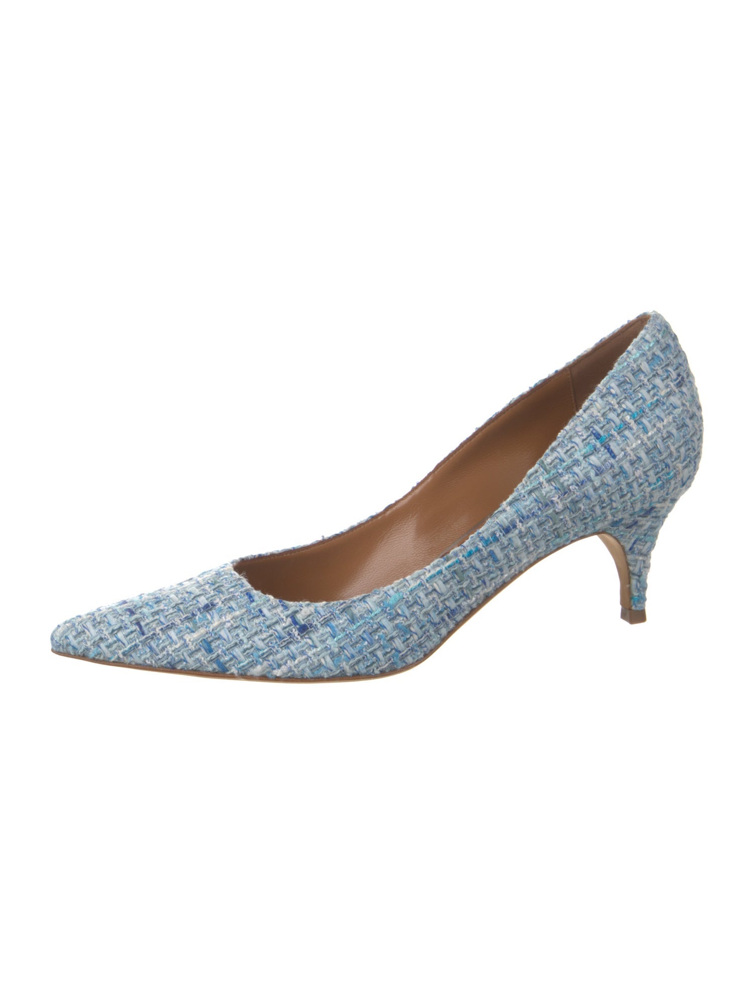 Alexa Wagner Tweed Tweed Pattern Pumps