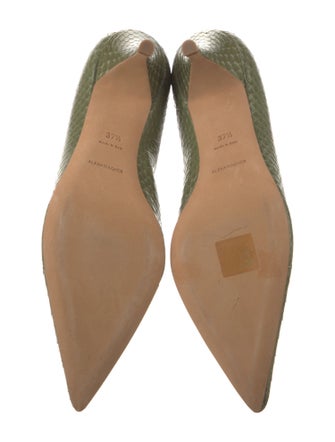 Alexa Wagner Embossed Leather Pumps