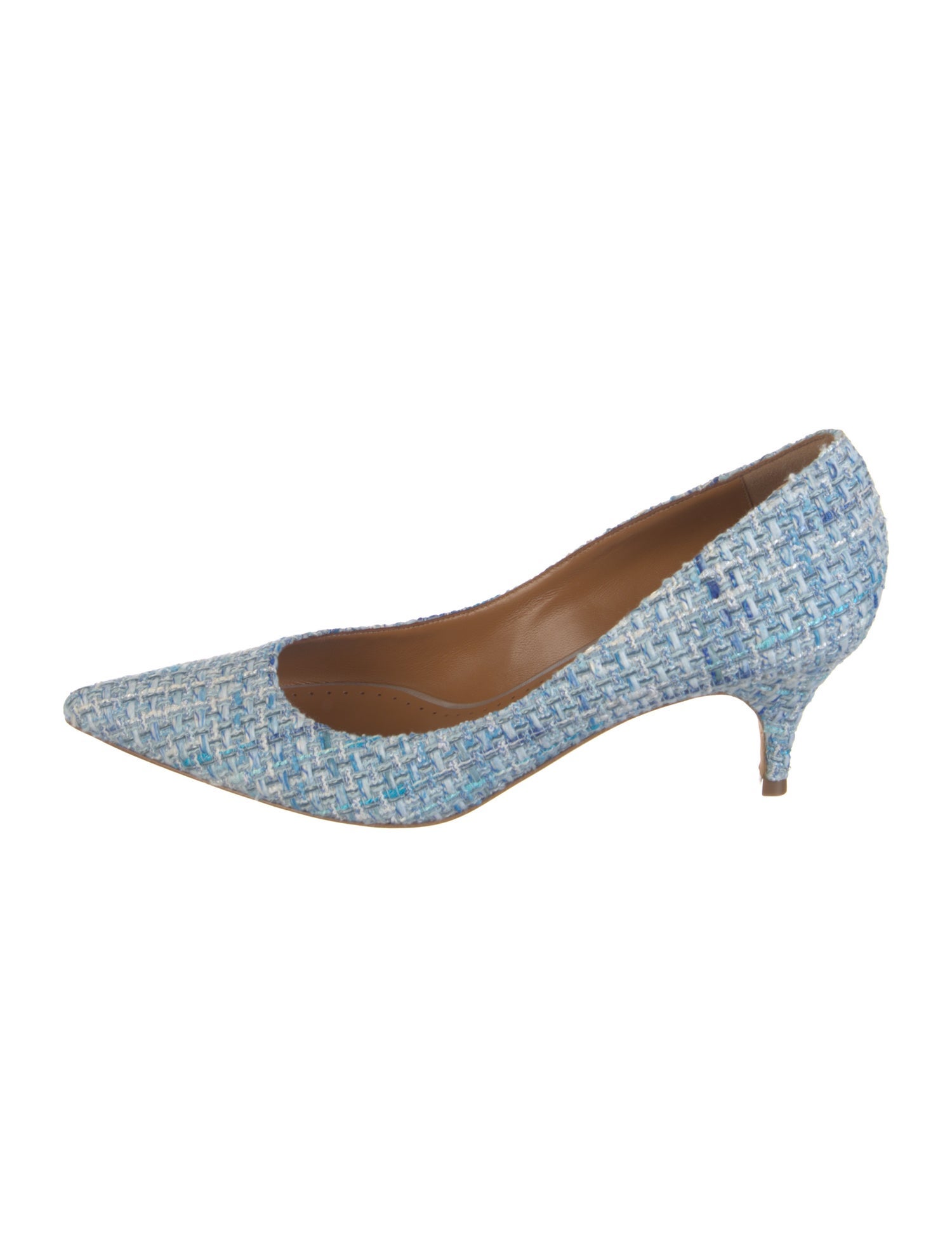 Alexa Wagner Tweed Tweed Pattern Pumps