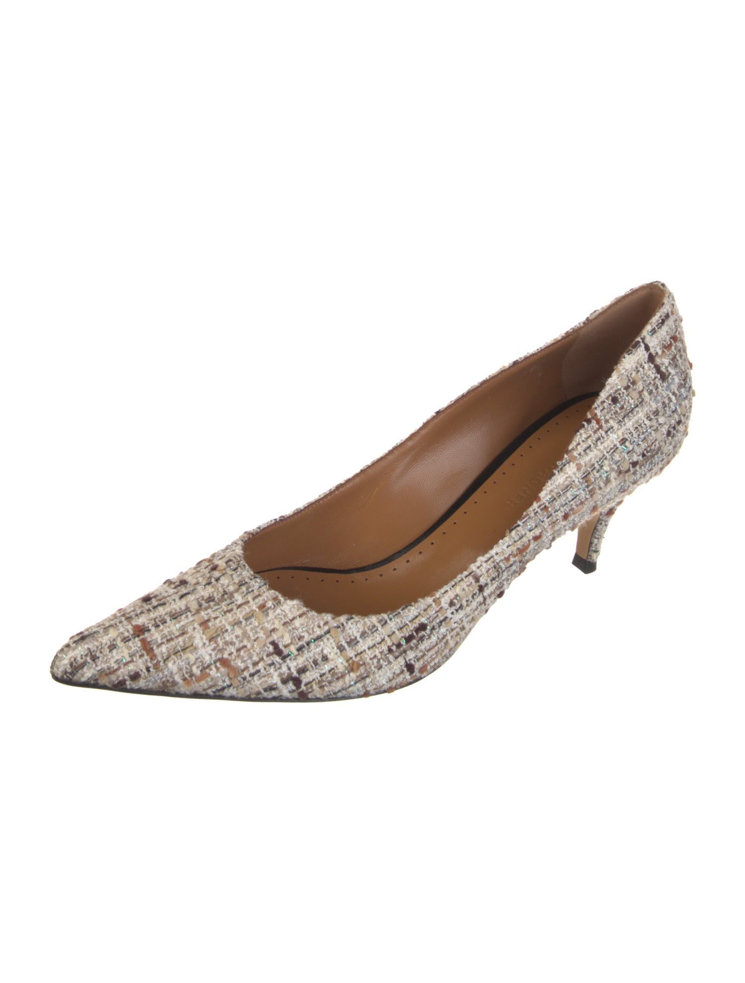 Alexa Wagner Tweed Printed Pumps