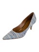 Alexa Wagner Tweed Tweed Pattern Pumps