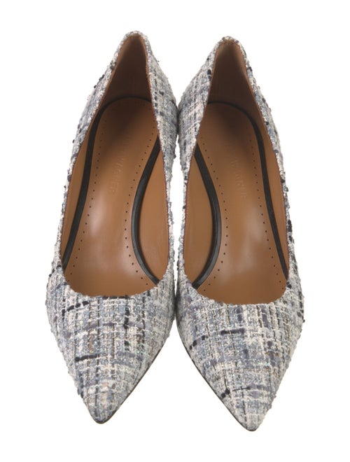 Alexa Wagner Tweed Printed Pumps