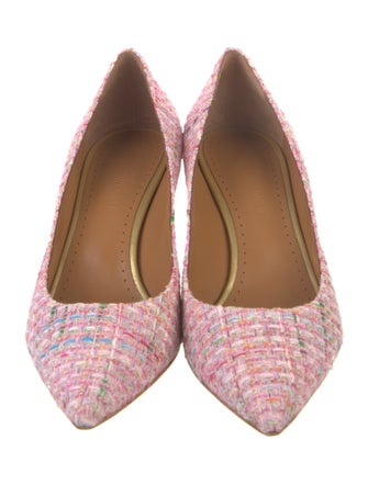 Alexa Wagner Tweed Tweed Pattern Pumps