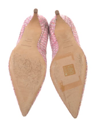 Alexa Wagner Tweed Tweed Pattern Pumps