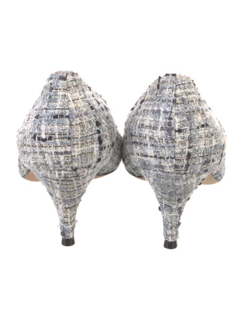 Alexa Wagner Tweed Tweed Pattern Pumps