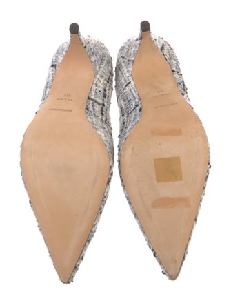 Alexa Wagner Tweed Tweed Pattern Pumps