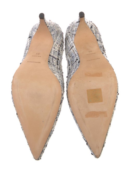Alexa Wagner Tweed Tweed Pattern Pumps