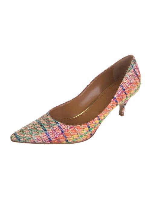 Alexa Wagner Tweed Tweed Pattern Pumps