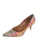 Alexa Wagner Tweed Tweed Pattern Pumps