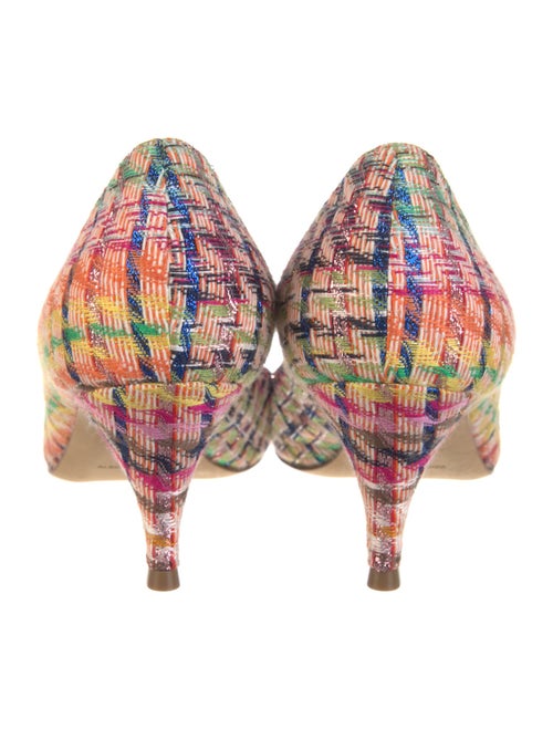 Alexa Wagner Tweed Tweed Pattern Pumps