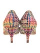 Alexa Wagner Tweed Tweed Pattern Pumps