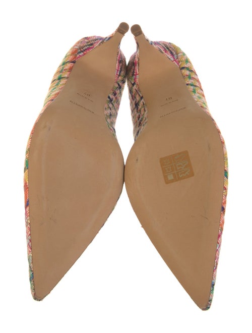 Alexa Wagner Tweed Tweed Pattern Pumps