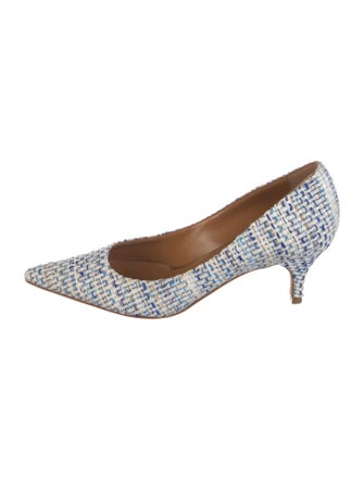 Alexa Wagner Tweed Tweed Pattern Pumps