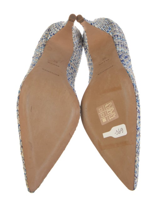 Alexa Wagner Tweed Tweed Pattern Pumps